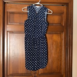 Blue Polka Dot Dress